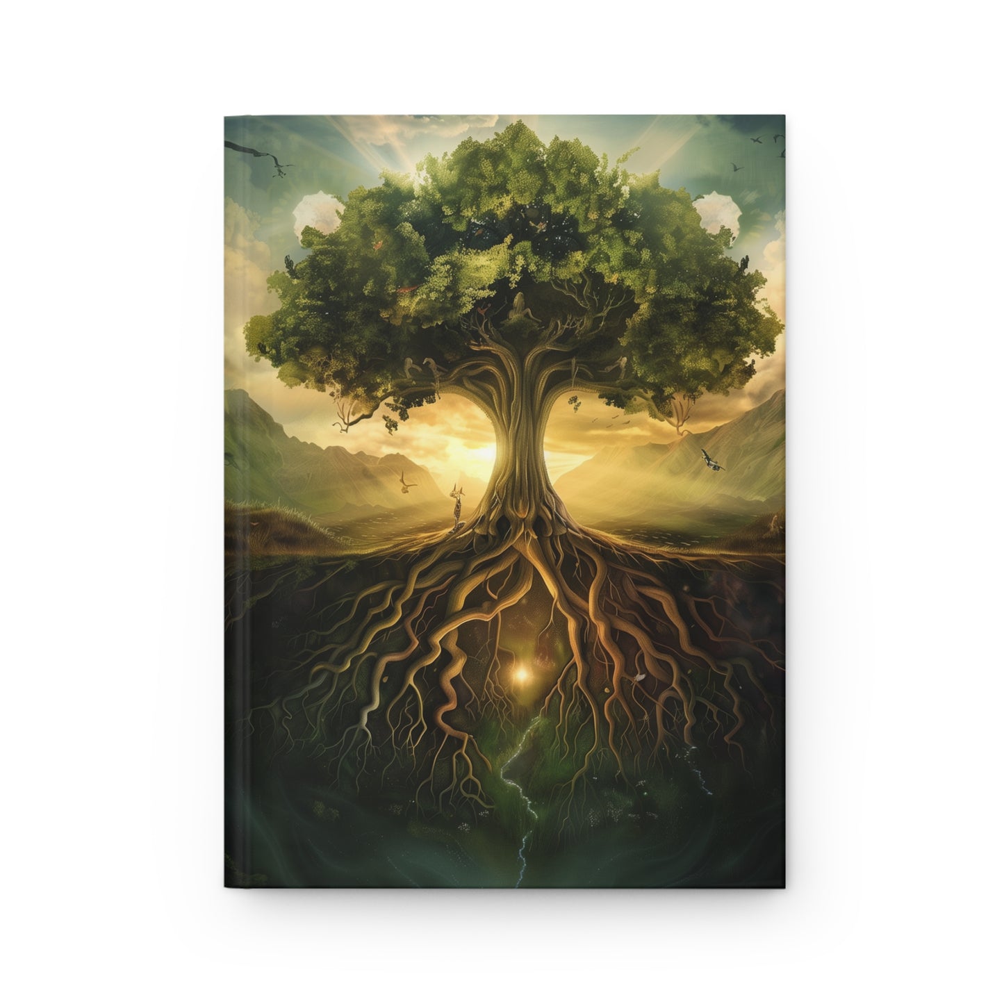 Yggdrasil the Tree of Life Hardcover Journal