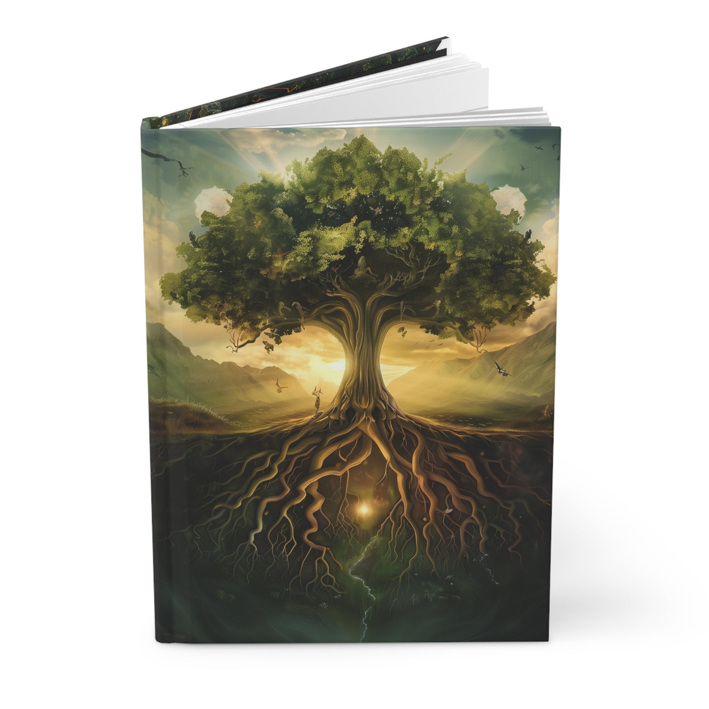 Yggdrasil the Tree of Life Hardcover Journal